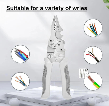 Professional Wire Connection Assortment Kit with Wire Stripper and 50-100 Lever Connectors for 28-12 AWG Wires - Safe and Reliable for Home, Office, and Factory Use, Featuring Durable Connectors and Quick Snap Technology, Includes Butt Splice and Heat Shr