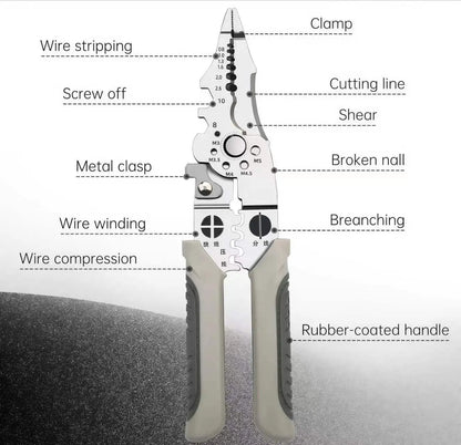 Professional Wire Connection Assortment Kit with Wire Stripper and 50-100 Lever Connectors for 28-12 AWG Wires - Safe and Reliable for Home, Office, and Factory Use, Featuring Durable Connectors and Quick Snap Technology, Includes Butt Splice and Heat Shr
