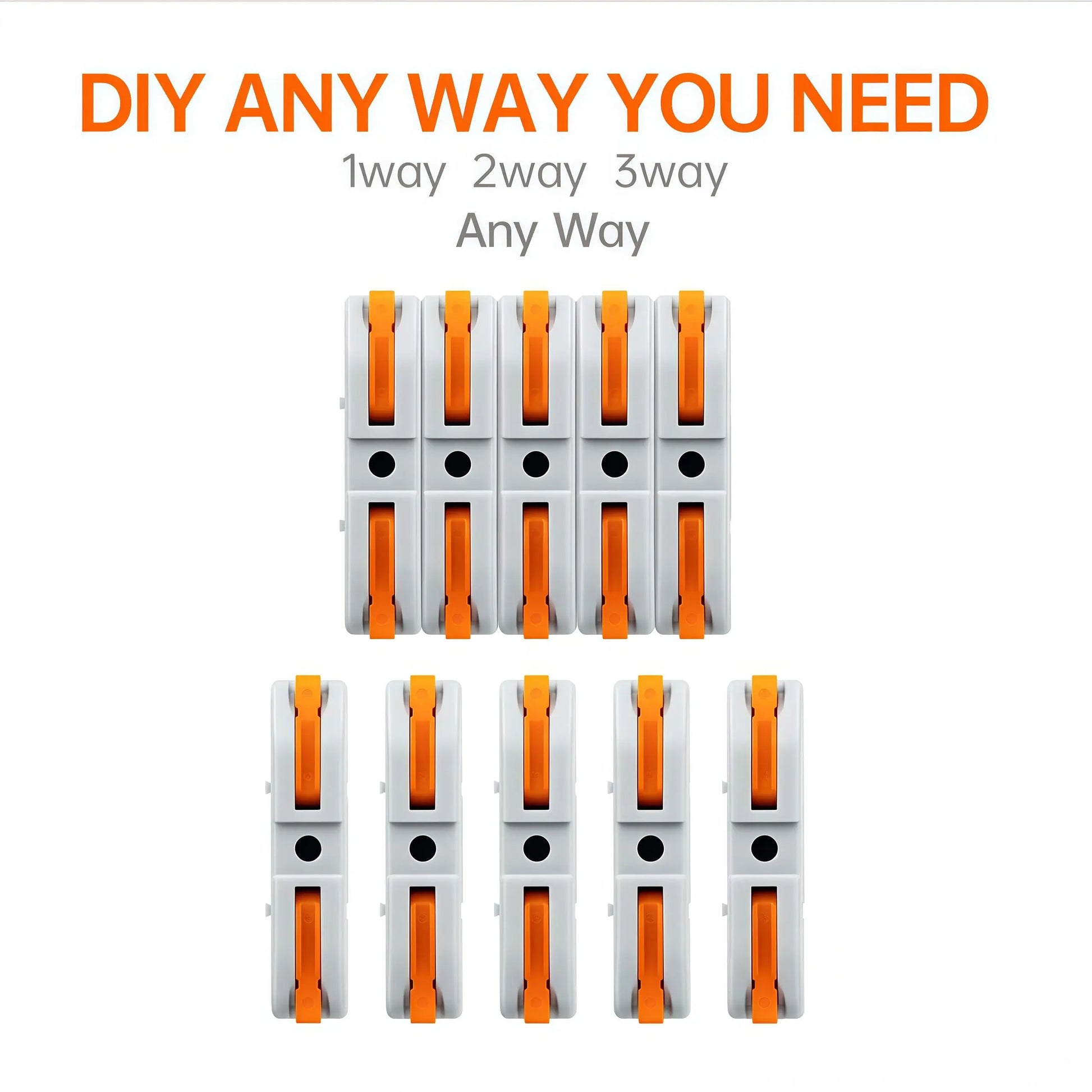 Professional Wire Connection Assortment Kit with Wire Stripper and 50-100 Lever Connectors for 28-12 AWG Wires - Safe and Reliable for Home, Office, and Factory Use, Featuring Durable Connectors and Quick Snap Technology, Includes Butt Splice and Heat Shr